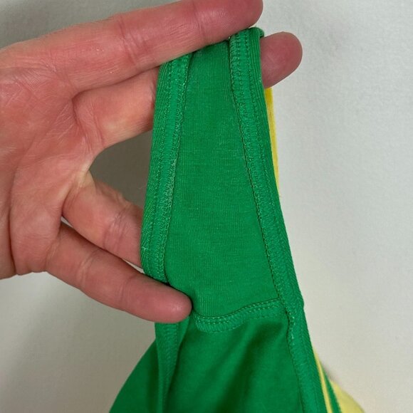 NEW KkCo Dag Thong Undies Green Yellow Size‎ Medium Stretch Cotton Garmentory - Picture 10 of 10